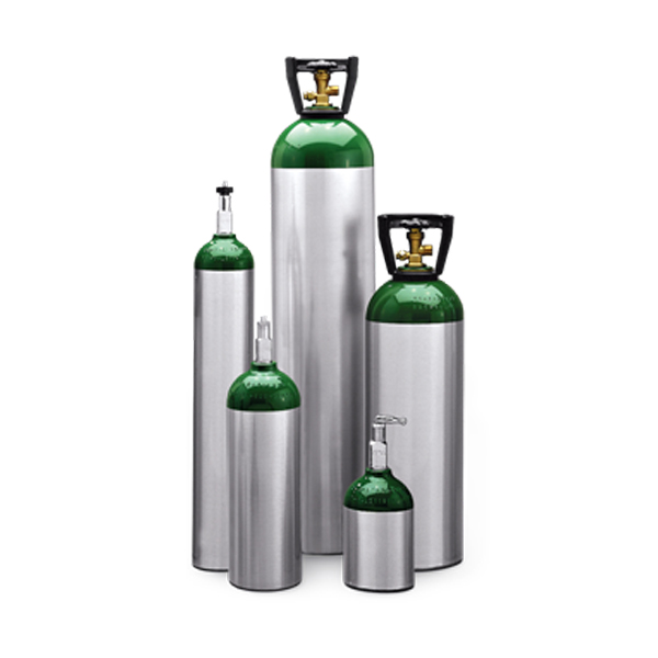 Cilindros de aluminio para oxígeno